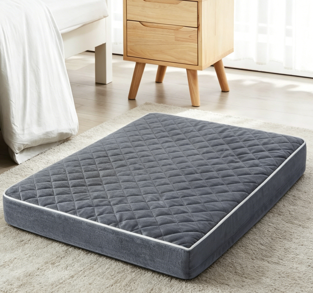 Quilted Orthopaedic Waterproof Dog Bed - Image 2