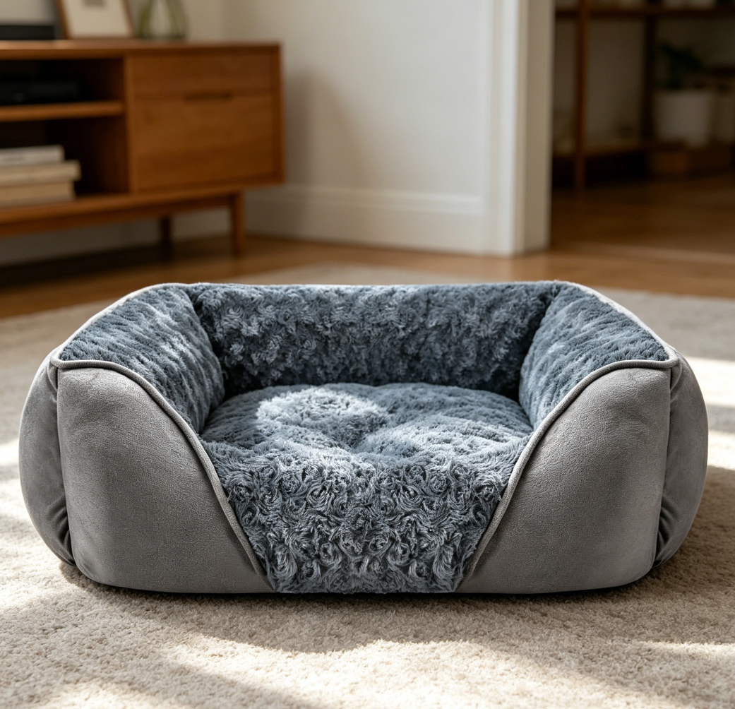 Calming Orthopaedic Washable Non-Slip Dog Bed - Image 2